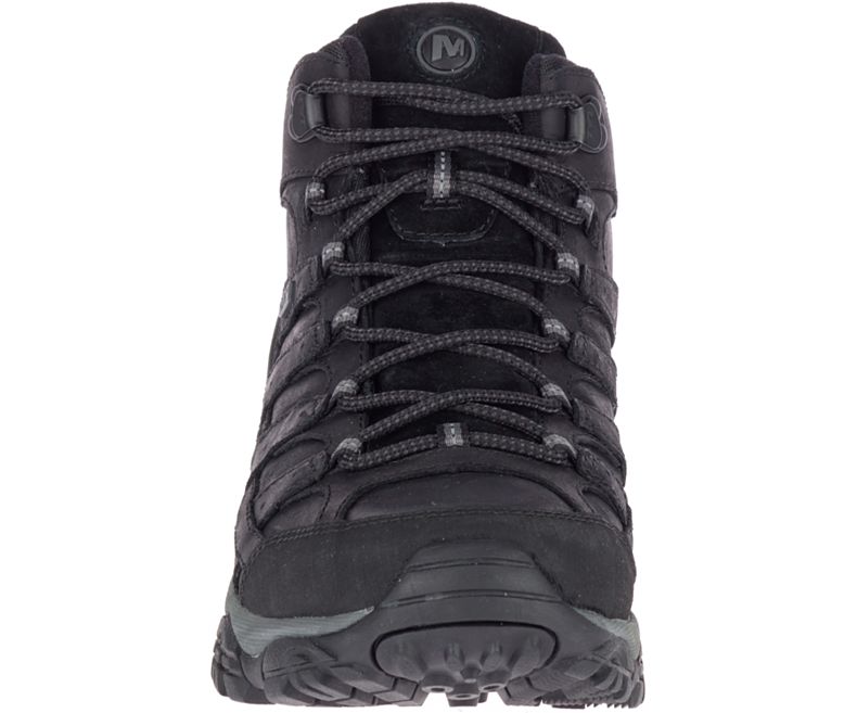 Merrell Moab 2 Prime Mid Vedenpitävät Leveät Leveys Miesten Vaelluskengät Mustat | 40779M-2HB