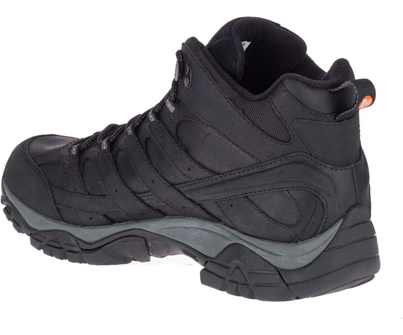 Merrell Moab 2 Prime Mid Vedenpitävät Miesten Vaelluskengät Mustat | 40778M-2HB