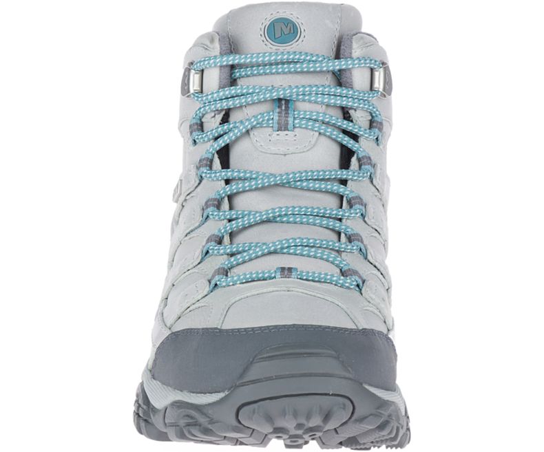 Merrell Moab 2 Prime Mid Vedenpitävät Naisten Vaelluskengät Vaaleanharmaat | 40777W-1HL