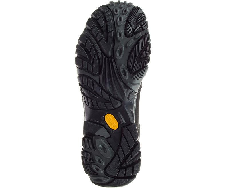 Merrell Moab Adventure Mid Vedenpitävät Miesten Vaelluskengät Mustat | 29195M-2HB