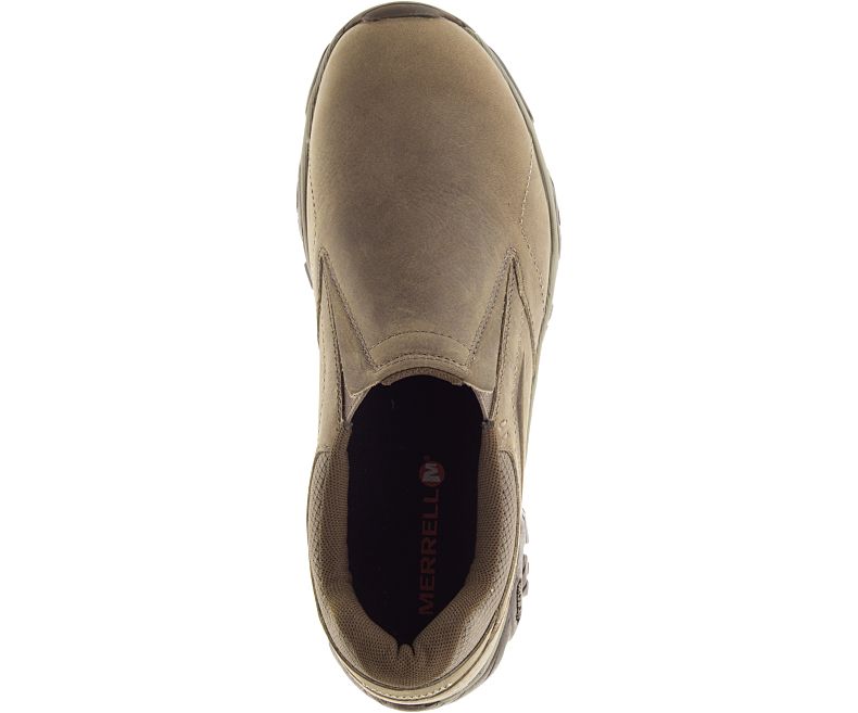 Merrell Moab Adventure Moc Leveät Leveys Miesten Slip On Kengät Oliivinvihreä | 29627M-2SO