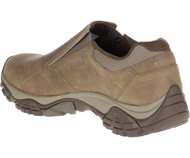 Merrell Moab Adventure Moc Leveät Leveys Miesten Slip On Kengät Oliivinvihreä | 29627M-2SO