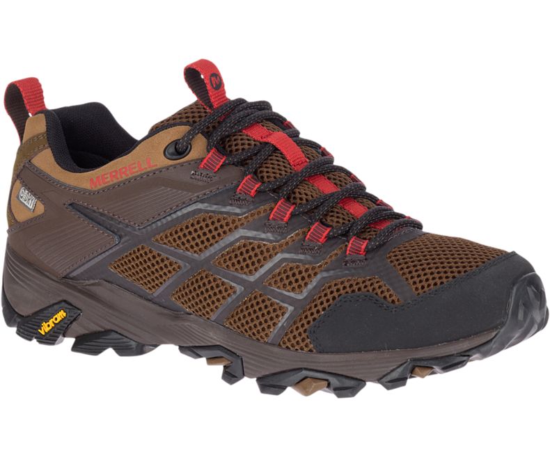 Merrell Moab FST 2 Vedenpitävät Miesten Vaelluskengät Ruskea | 33187M-2HB