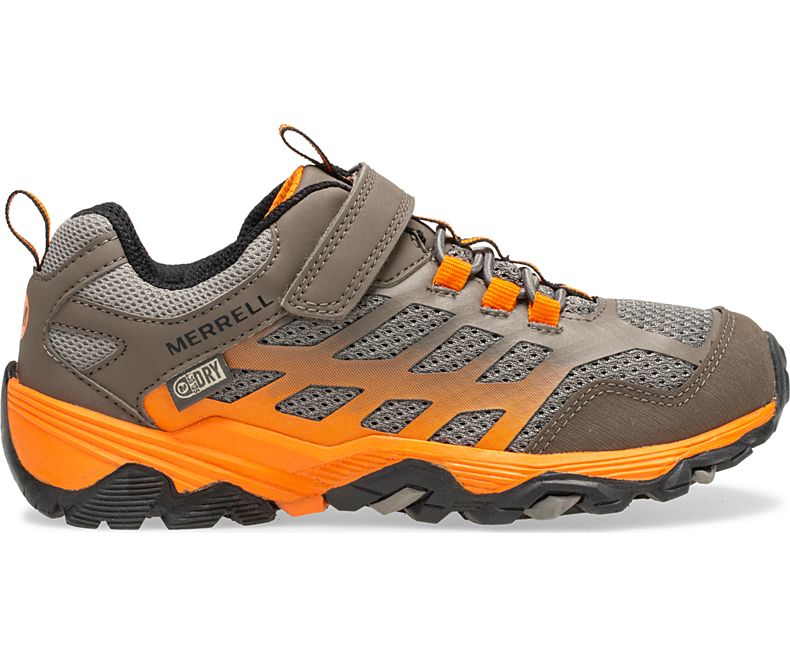 Merrell Moab FST Low A/C Vedenpitävät Sneaker Lasten Saappaat Ruskea Oranssi | 33215K-1SB