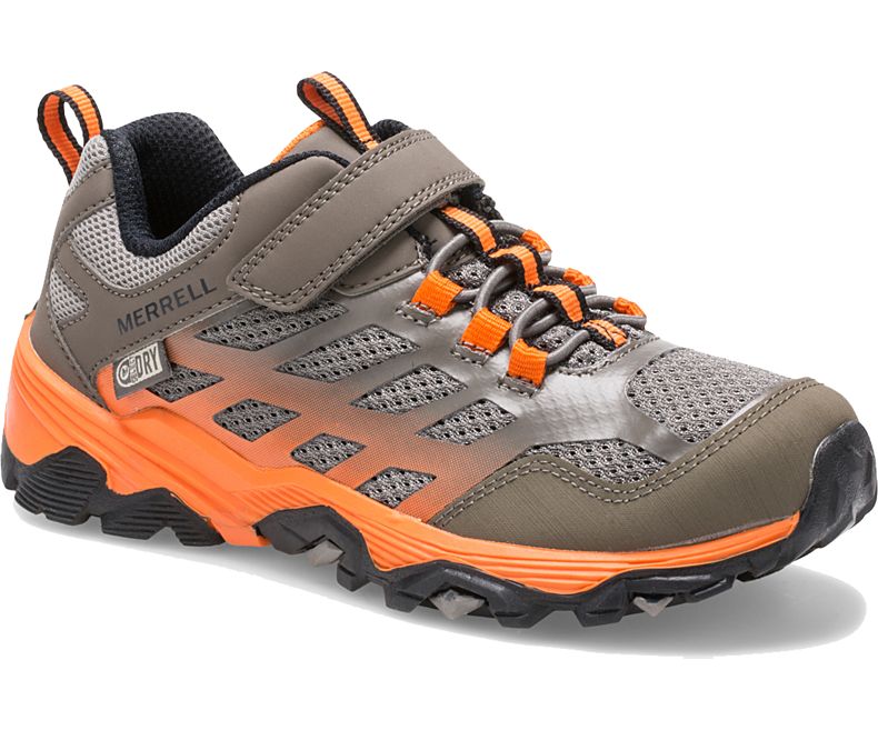 Merrell Moab FST Low A/C Vedenpitävät Sneaker Lasten Saappaat Ruskea Oranssi | 33215K-1SB