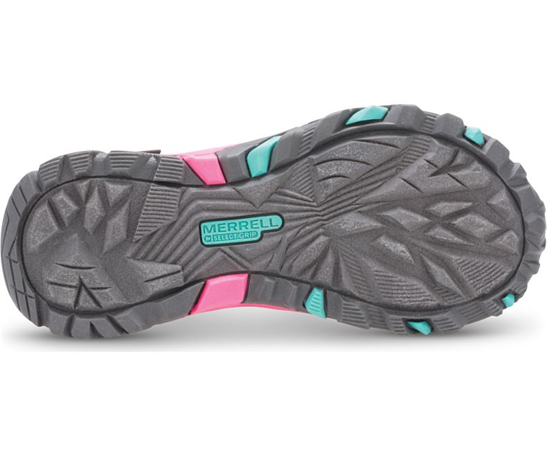 Merrell Moab FST Low A/C Vedenpitävät Sneaker Lasten Saappaat Harmaat Koralli | 33215K-1SG