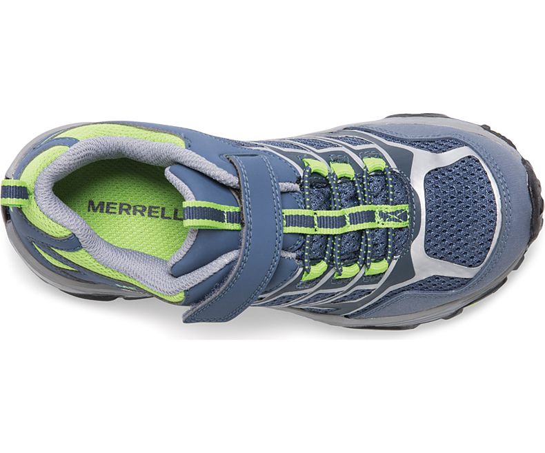 Merrell Moab FST Low A/C Vedenpitävät Sneaker Lasten Saappaat Harmaat Vihreä | 33215K-1SR