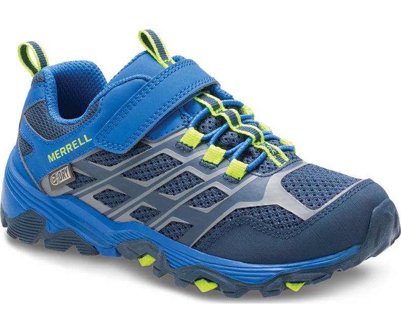 Merrell Moab FST Low A/C Vedenpitävät Sneaker Lasten Saappaat Laivastonsininen Sininen | 33215K-2SN