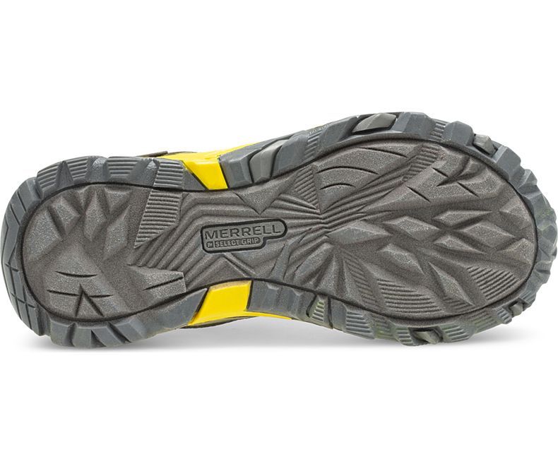 Merrell Moab FST Low Vedenpitävät Lasten Tennarit Harmaat Keltainen | 38774K-1SA