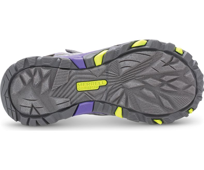 Merrell Moab FST Mid A/C Vedenpitävät Boot Lasten Saappaat Harmaat Violetit | 30140K-1HG