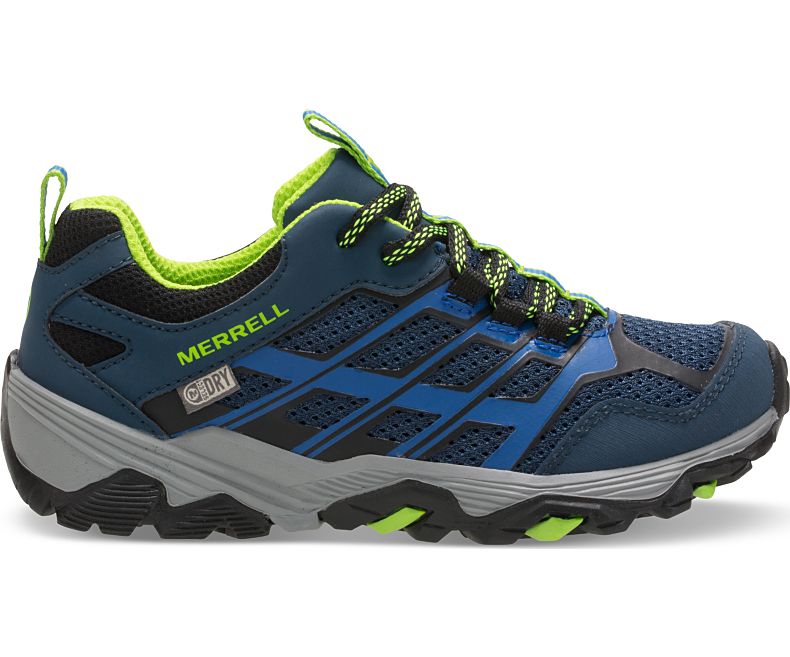 Merrell Moab Low Vedenpitävät Sneaker Lasten Tennarit Laivastonsininen Sininen | 30635B-1SN