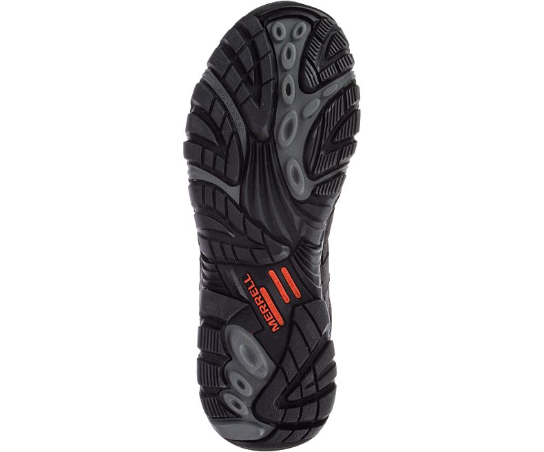 Merrell Moab Vertex Mid Vedenpitävät Comp Varvas Työ Boot Leveät Leveys Miesten Vaellussaappaat Mustat | 38742M-2HB