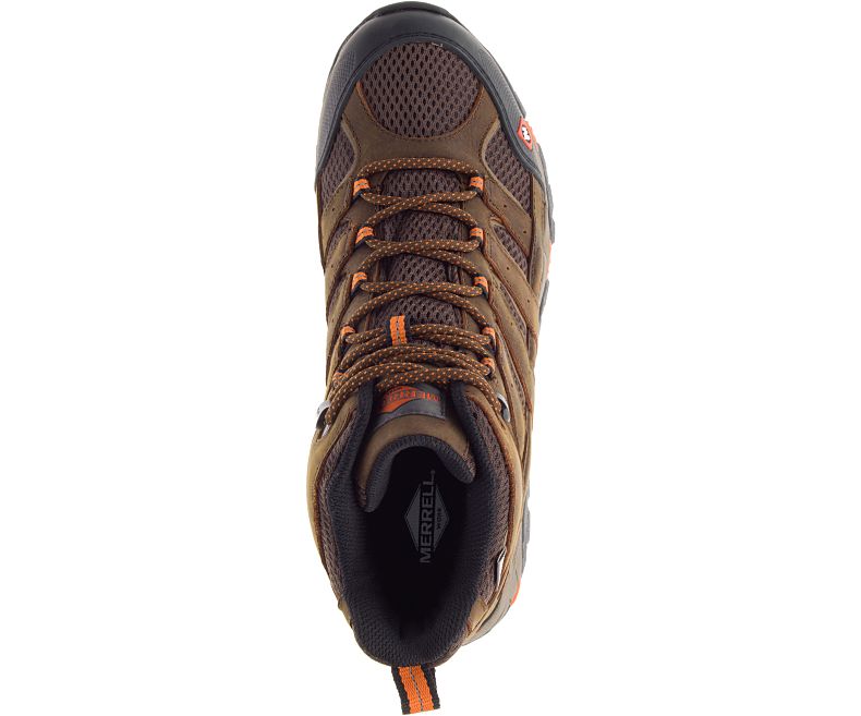 Merrell Moab Vertex Mid Vedenpitävät SR Työ Boot Miesten Työsaappaat Suklaa | 38744M-2WC