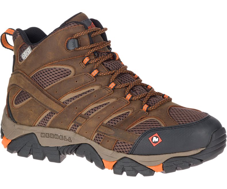 Merrell Moab Vertex Mid Vedenpitävät SR Työ Boot Miesten Työsaappaat Suklaa | 38744M-2WC