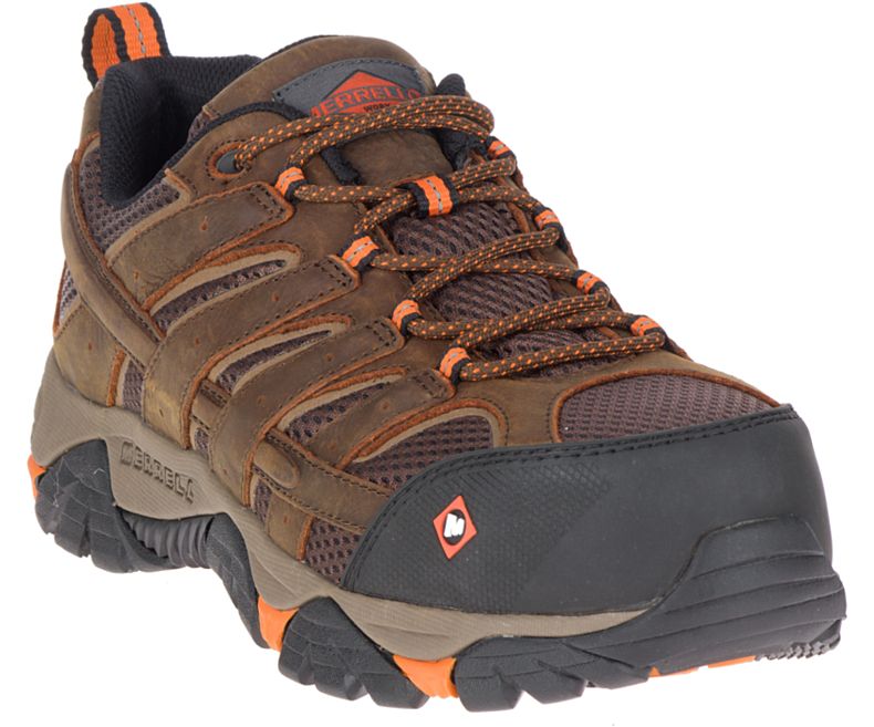 Merrell Moab Vertex Vent Comp Varvas Työ Shoe Miesten Työkengät Suklaa | 38746M-2WC