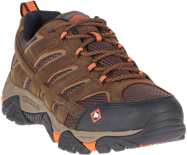 Merrell Moab Vertex Vent SR Työ Shoe Leveät Leveys Miesten Vedenpitävät Kengät Suklaa | 38750M-2WC