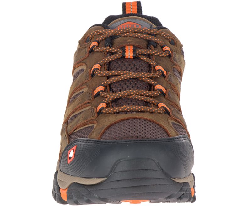 Merrell Moab Vertex Vent SR Työ Shoe Leveät Leveys Miesten Vedenpitävät Kengät Suklaa | 38750M-2WC