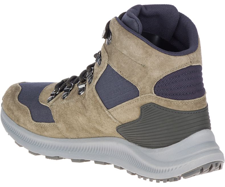 Merrell Ontario 85 Mid Vedenpitävät Miesten Vaelluskengät Oliivinvihreä | 39219M-2HB