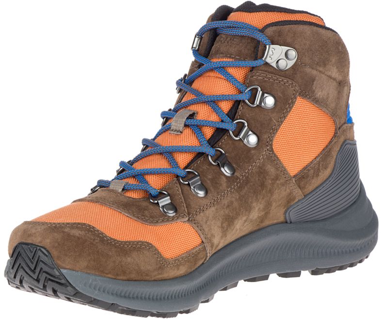 Merrell Ontario 85 Mid Vedenpitävät Miesten Vaelluskengät Oranssi | 39219M-2HO