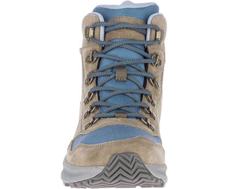 Merrell Ontario 85 Mid Vedenpitävät Naisten Vaelluskengät Oliivinvihreä | 39218W-1HO