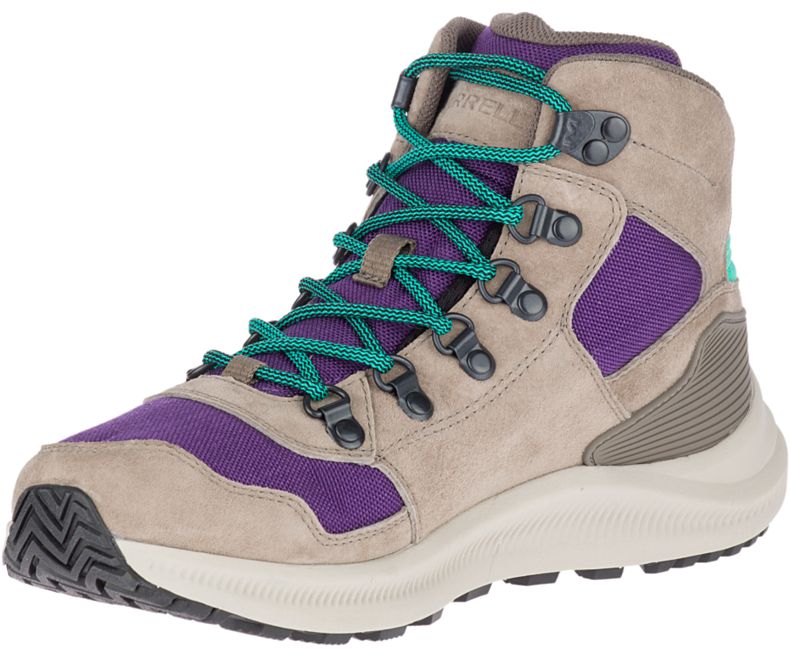 Merrell Ontario 85 Mid Vedenpitävät Naisten Vaelluskengät Violetit | 39218W-1HP