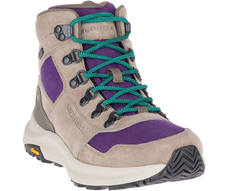 Merrell Ontario 85 Mid Vedenpitävät Naisten Vaelluskengät Violetit | 39218W-1WP