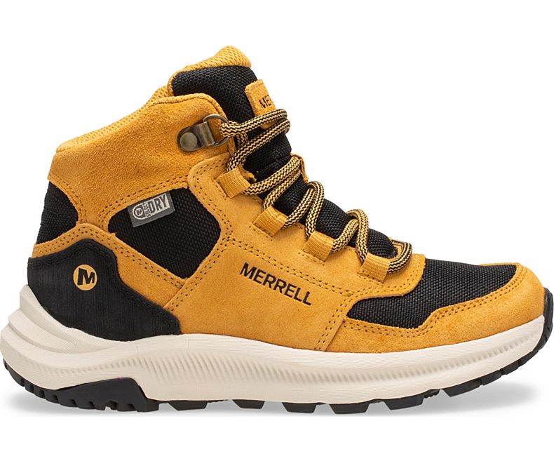 Merrell Ontario 85 Vedenpitävät Lasten Saappaat Keltainen Mustat | 40912K-1HY