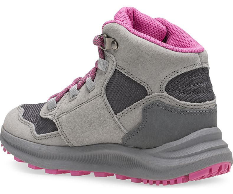 Merrell Ontario 85 Vedenpitävät Lasten Saappaat Harmaat Pinkki | 40912K-2HC