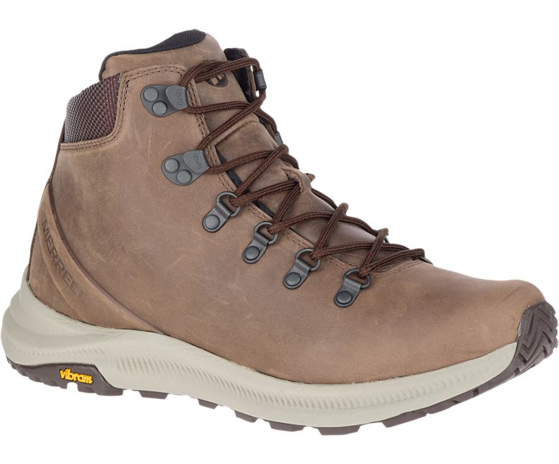 Merrell Ontario Mid Miesten Vaelluskengät Tummanruskea | 35913M-2HD