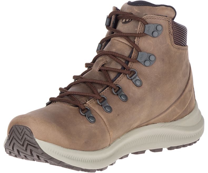 Merrell Ontario Mid Miesten Vaelluskengät Tummanruskea | 35913M-2HD