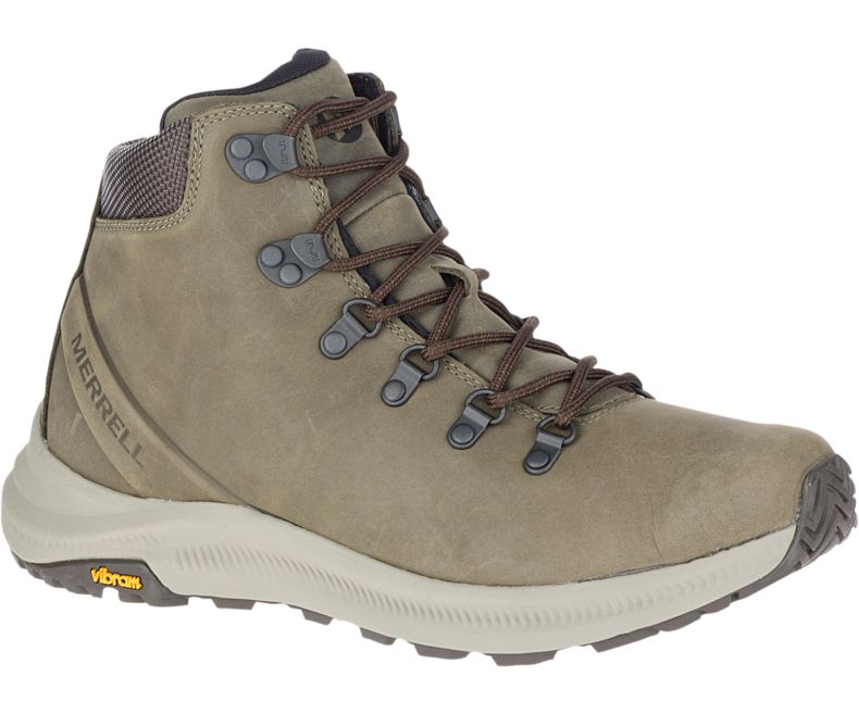 Merrell Ontario Mid Miesten Vaelluskengät Oliivinvihreä | 35913M-2HO