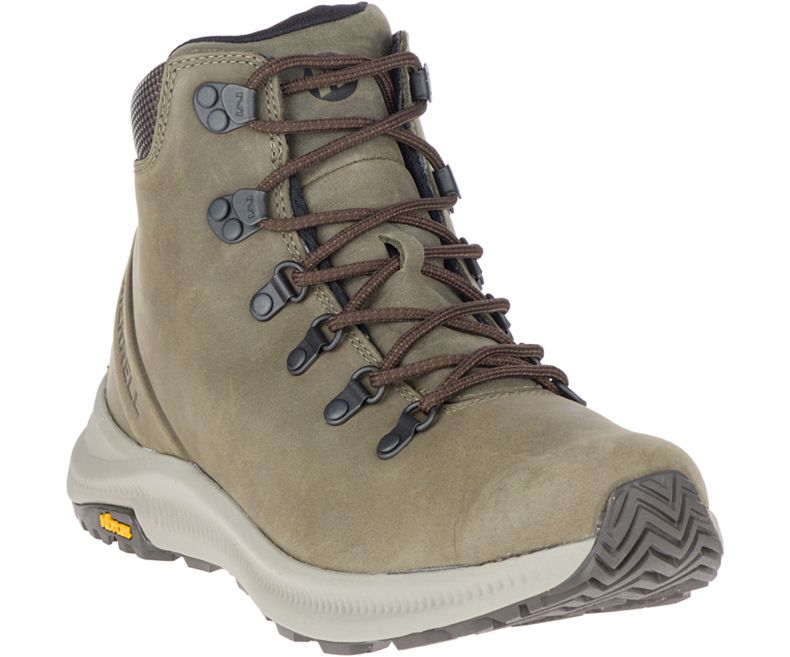 Merrell Ontario Mid Miesten Vaelluskengät Oliivinvihreä | 35913M-2HO