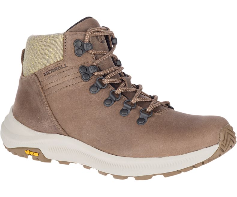 Merrell Ontario Mid Naisten Vaelluskengät Khaki | 35914W-1HK