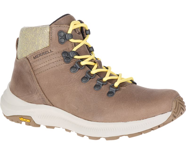 Merrell Ontario Mid Naisten Vaelluskengät Khaki | 35914W-1HK