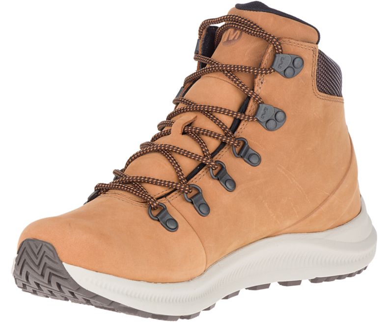 Merrell Ontario Mid Vedenpitävät Miesten Vaelluskengät Ruskea | 35911M-2HA