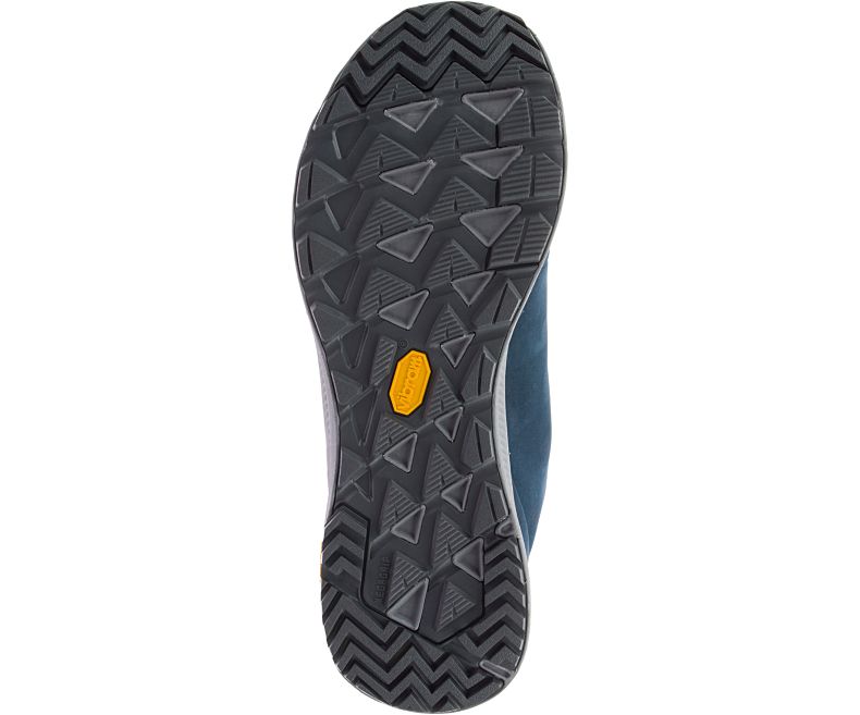 Merrell Ontario Mid Vedenpitävät Miesten Vaelluskengät Tummansininen Punainen | 35911M-2HC