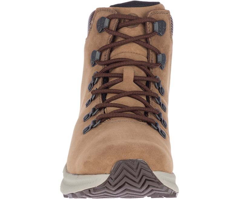 Merrell Ontario Mid Vedenpitävät Miesten Vaelluskengät Tummanruskea | 35911M-2HD