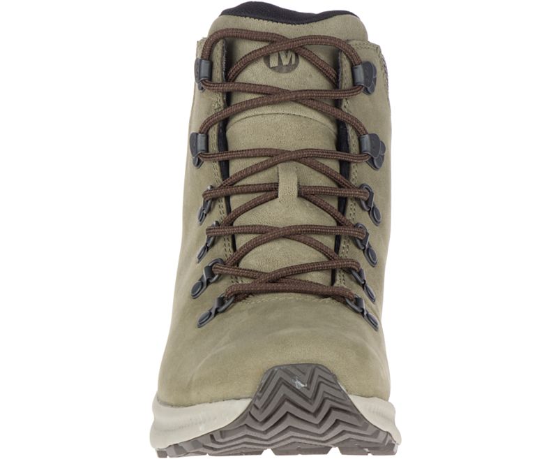 Merrell Ontario Mid Vedenpitävät Miesten Vaelluskengät Oliivinvihreä | 35911M-2HO