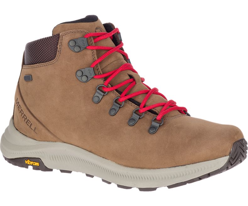 Merrell Ontario Mid Vedenpitävät Miesten Vaelluskengät Tummanruskea | 35911M-2WD