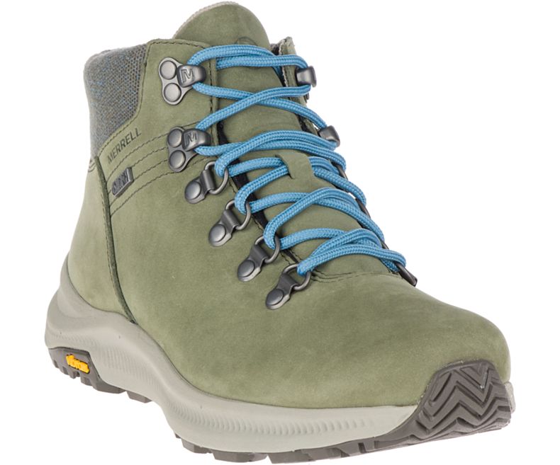 Merrell Ontario Mid Vedenpitävät Naisten Vaelluskengät Vihreä | 35912W-1HG