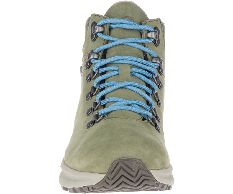 Merrell Ontario Mid Vedenpitävät Naisten Vaelluskengät Vihreä | 35912W-1HG