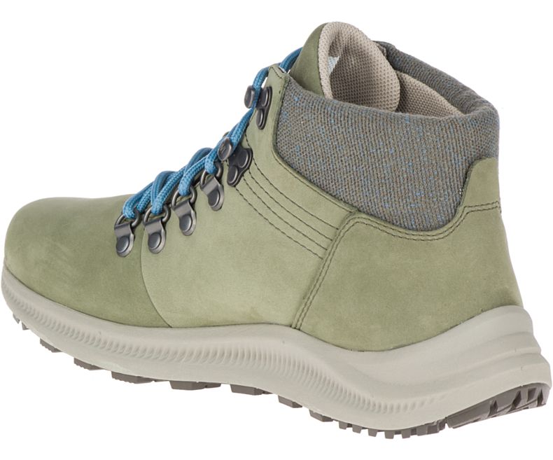 Merrell Ontario Mid Vedenpitävät Naisten Vaelluskengät Vihreä | 35912W-1HG