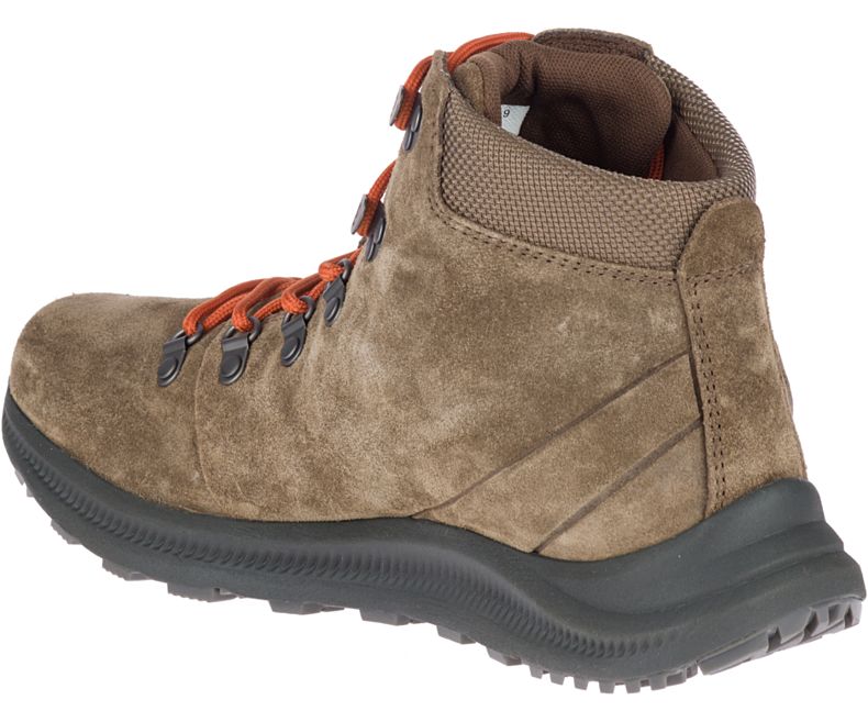 Merrell Ontario Mokka Mid Miesten Vaelluskengät Tummankhaki | 40757M-2HD