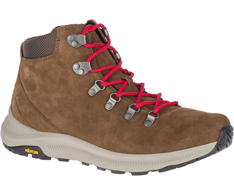 Merrell Ontario Mokka Mid Miesten Vaelluskengät Tummanruskea | 40757M-2WA