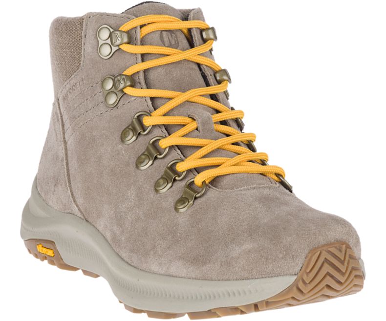 Merrell Ontario Mokka Mid Naisten Vaelluskengät Ruskea Keltainen | 40756W-1HA