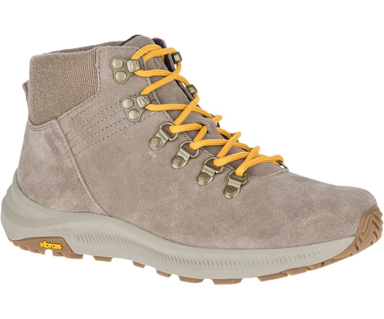 Merrell Ontario Mokka Mid Naisten Vaelluskengät Ruskea Keltainen | 40756W-1HA