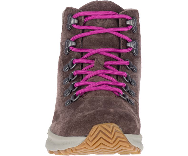 Merrell Ontario Mokka Mid Naisten Vaelluskengät Ruskea Pinkki | 40756W-1HB