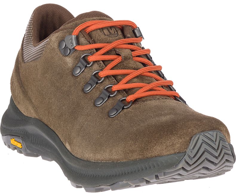 Merrell Ontario Mokka Miesten Vaelluskengät Tummankhaki | 41359M-2HD