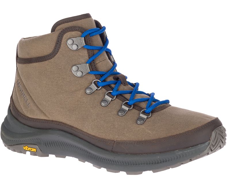 Merrell Ontario X Stormy Kromer Wax Miesten Vaelluskengät Tummanruskea | 40754M-2WD