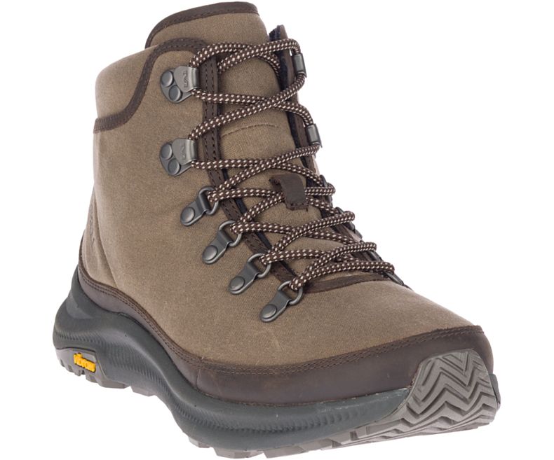 Merrell Ontario X Stormy Kromer Wax Miesten Vaelluskengät Tummanruskea | 40754M-2WD